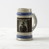 VATER-TAGGASMASK BIER STEIN BIERGLAS (VorderseiteRechts)