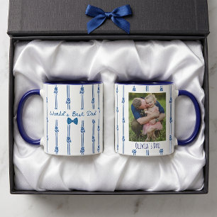 Vater-Tags-Geschenk mit Foto für den besten Papa d Tasse