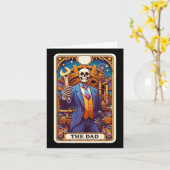 Vater Tarot Card Skeleton Vathers Day Daddy Baba Karte (Gelbe Blume)
