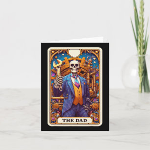 Vater Tarot Card Skeleton Vathers Day Daddy Baba Karte