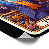Vater Tarot Card Skeleton Vathers Day Daddy Baba Poster (Ecke)