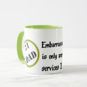 Vater-Tasse der Nr.-eine Tasse (Vorderseite Links)