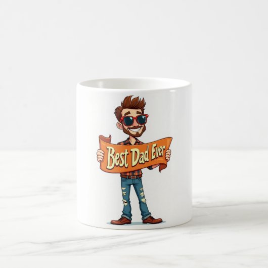 Vater Tasse ☕ Funny Retro Vatertag Geschenk (Mittel)