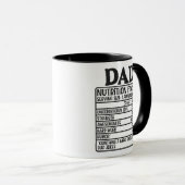 Vater Tasse mit Nährwertkennzeichnung (VorderseiteRechts)