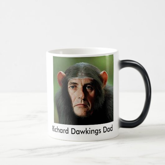 Vater-Tasse oder Schale Richard Dawkins Verwandlungstasse (Rechts)