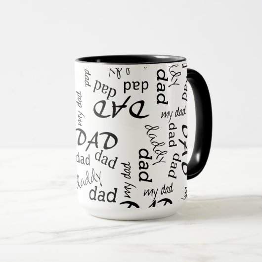 Vater-Tasse Tasse (VorderseiteRechts)