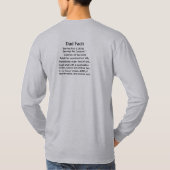 Vater-Tatsachen - Shirt (Rückseite)