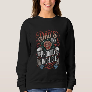 Vater Tattoo Kunstvoll wandern im Valle Verzasca Sweatshirt