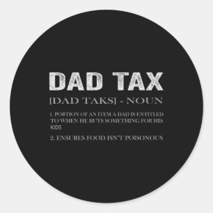 Vater Tax Definition Bewährter Vater Definition Runder Aufkleber