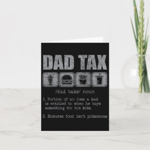 Vater Tax Definition Funny Vater Tax Witze Vater T Karte