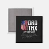Vater Tax Definition Funny Vathday Magnet (Vorderseite/Rückseite)