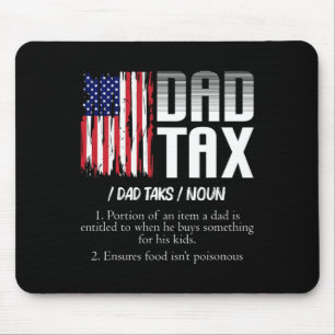 Vater Tax Definition Funny Vathday Mousepad