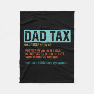 Vater Tax Definition Herren Funny Vatertag 1 Fleecedecke