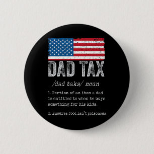Vater Tax Definition Herren Funny Vatertag 5 Button