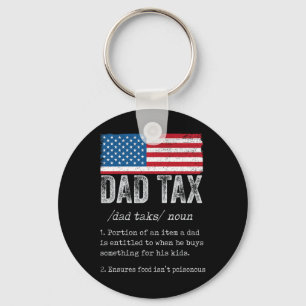 Vater Tax Definition Herren Funny Vatertag 5 Schlüsselanhänger