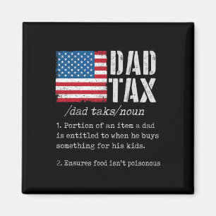 Vater Tax Definition Herren Funny Vatertag 6 Magnet