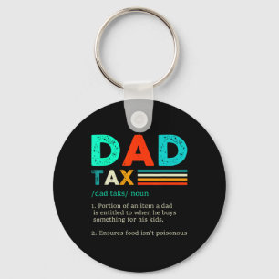 Vater Tax Definition Retro Vintag 1 Schlüsselanhänger
