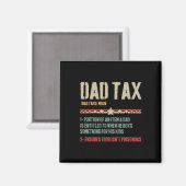 Vater Tax Definition Sarcastic Funny Vatertag Magnet (Vorderseite/Rückseite)