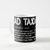 Vater Tax Definition Vatertag Kaffeetasse (Vorderseite Links)