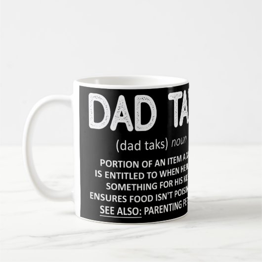 Vater Tax Definition Vatertag Kaffeetasse (Links)