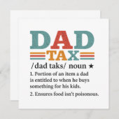 Vater Tax - Definition von "Funny Vaterhood" (Vorne/Hinten)