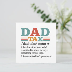 Vater Tax - Definition von "Funny Vaterhood"