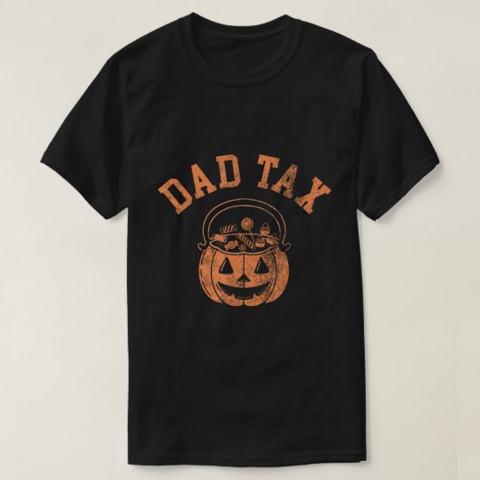 Vater Tax Funny Halloween Candy Shirt (Design vorne)