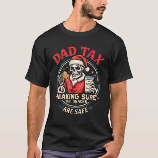 Vater Tax Funny Skeletts T-Shirt für junge Leute (Vorderseite)