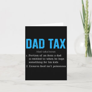 Vater Tax Funny Vater Tax Definition Vatertag Karte