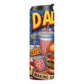 Vater Tax: Gift-Karo Thermosbecher (Nach links gedreht)