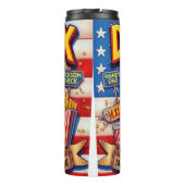 Vater Tax: Gift-Karo Thermosbecher (Rückseite)