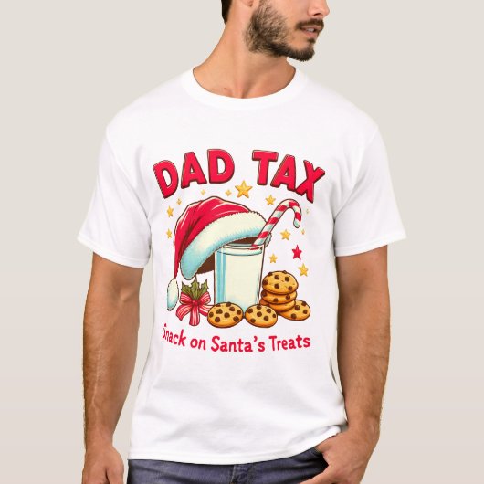 Vater Tax Weihnachten Spaß für Väter Urlaub Spaß T-Shirt (Vorderseite)
