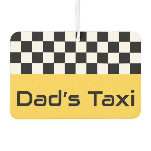 Vater Taxi Auto Air Freshener Geschenk Autolufterfrischer (Vorderseite)