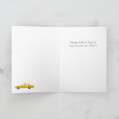 Vater Taxi Funny Vatertag Card Karte (Innenseite)