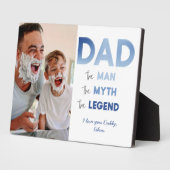 VATER The Man Myth Legend Blue Gradient Foto Fotoplatte (Seite)