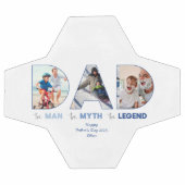 VATER The Man Myth Legend Blue Gradient Foto Fußball (Flach)