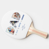 VATER The Man Myth Legend Blue Gradient Foto Tischtennis Schläger (Seitenansicht)