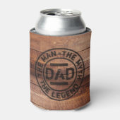 Vater The Man Myth Legend Holzpyrografie Dosenkühler (Kanne Vorderseite)