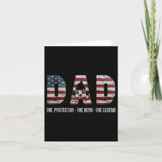Vater The Protector Hero Legend American Flag Vate Karte