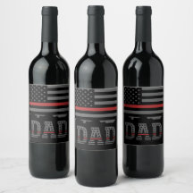 Vater Thin Red Line Feuerwehrmann Vater Geschenke