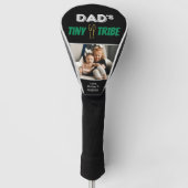 Vater Tiny Golf Stamm Custom Vatertag Foto Headcover (Vorderseite)