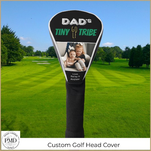 Vater Tiny Golf Stamm Custom Vatertag Foto Headcover