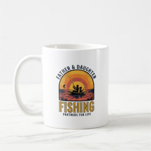 Vater-Tochter-Angeln Partner fürs Leben-Shirt De Kaffeetasse