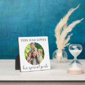 Vater-Tochter-benutzerdefiniertes Foto Fotoplatte (InSitu)