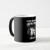 Vater Tochter Jagdpartner für Lebensgeschenk Verwandlungstasse (Vorderseite Links)