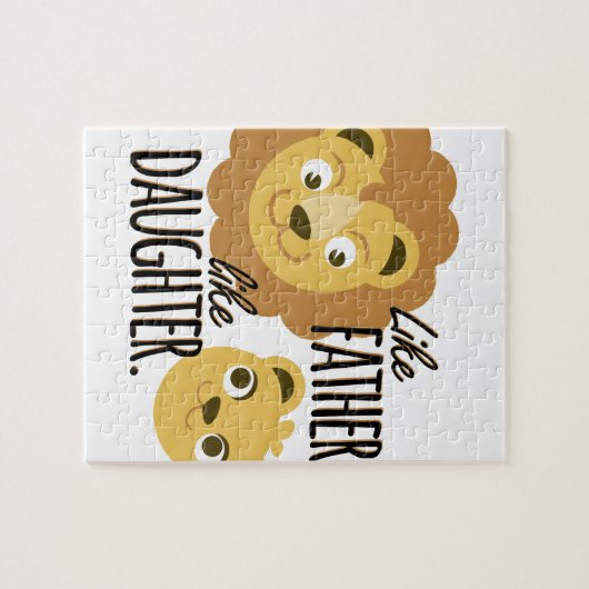 Vater-Tochter Puzzle (Horizontal)