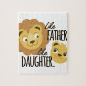 Vater-Tochter Puzzle (Vertikal)