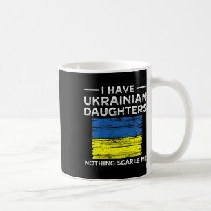 Vater-Tochter-Shirt Nichts schreckt mich Ukrainisc Kaffeetasse