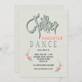 Vater-Tochter-Tanz Einladung (Vorne/Hinten)