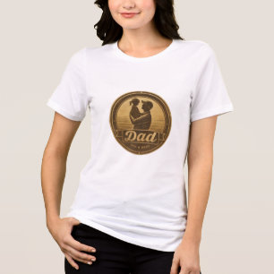 Vater & Tochter Vintag Embrace T-Shirt Tri-Blend Shirt
